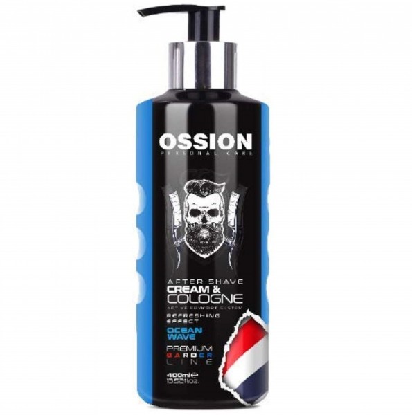 OSSION Blue Ocean Premium Barber Cream & Cologne 400ml-Copy