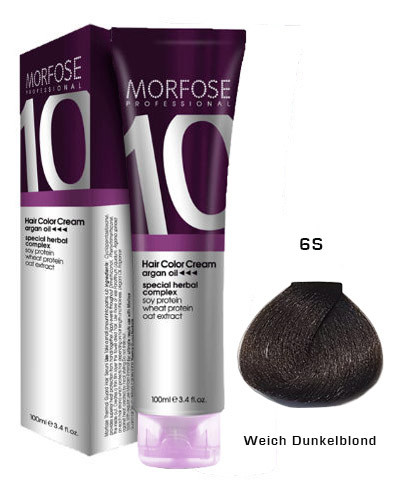 Morfose 10 Creme Haarfarbe Farbton Nr.: 6S Dunkelblond